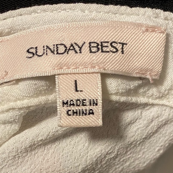 Aritzia Sunday best Patterson shirt L - Picture 14 of 14